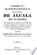 Memorias historicas de la villa de Alcalá de Guadaira