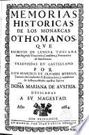 Memorias históricas de los monarcas othomanos