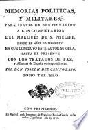 Memorias politicas y militares