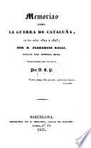 Memorias sobre la guerra de Cataluña, en los años 1822 y 1823