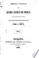 Memorias y recuerdos de la señora condesa de Merlin