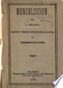 Mendelssohn, traduccion de Hermenegildo Giner