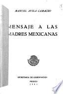 Mensaje a las madres mexicanas