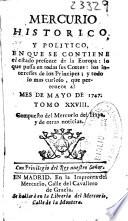 Mercurio histórico y político