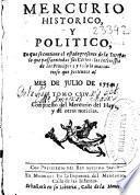 Mercurio histórico y político