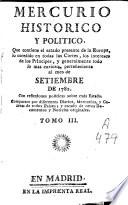 Mercurio histórico y político