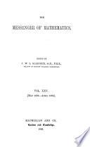 Messenger of mathematics