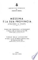 Messina e la sua provincia attraverso la stampa