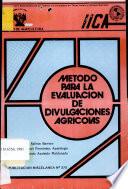 Metodo Para La Evaluacion De Divulagaciousnes Agrioulas