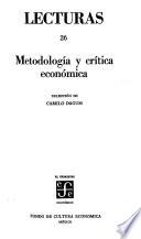 Metodología y crítica económica