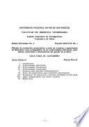 Metodos de recoleccion, preservacion y envio de muestras y especimenes, al laboratorio, para el diagnostico de las enfermedades infecciosas, parasitarias, carenciales e intoxicaciones del ganado en la selva; juia para el ganadero