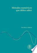 Métodos numéricos que se deben saber