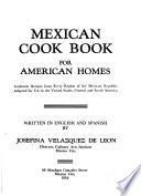 Mexican Cook Book for American Homes