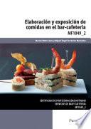 MF1049_2 - Elaboración y exposición de comidas en el bar cafetería
