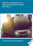 MF1464_2 - Atención e información a los viajeros del autobús o autocar