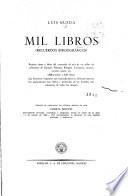 Mil libros