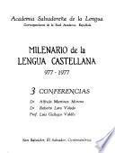 Milenario de la lengua castellana, 977-1977