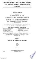 Military Construction, Veterans Affairs, and Related Agencies Appropriations for 2015, Part 1, 113-2 Hearings