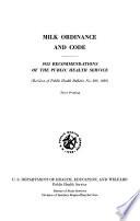 Milk Ordinance and Code