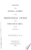 Minutes - United Presbyterian Church in the U.S.A.