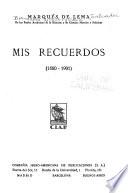 Mis recuerdos (1810-1901).