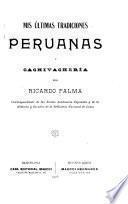Mis últimas tradiciones peruanas y Cachivachería
