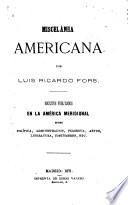 Miscelánea americana