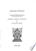 Miscelánea zacatecana
