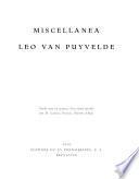 Miscellanea Leo van Puyvelde