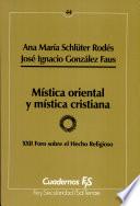Mística oriental y mística cristiana