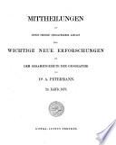 Mittheilungen aus Justus Perthes' Geographischer Anstalt über wichtige neue Erforschungen auf dem Gesammtgebiete der Geographie