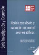 Modelo Para Diseño Y Evaluacion Del Control Solar en Edificios