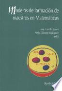 Modelos de formación de maestros en Matemáticas