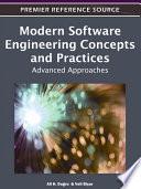Modern Software Engineering Concepts and Practices: Advanced Approaches