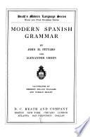 Modern Spanish Grammar