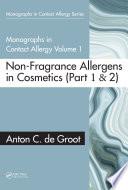 Monographs in Contact Allergy, Volume 1