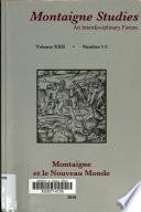 Montaigne Studies