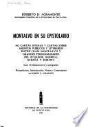 Montalvo en su epistolario