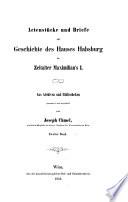 Monumenta habsburgica: Abt. Acktenstücke und Briefe zur Geschichte Kaiser Karl V. Aus dem K.K. Haus-, Hof- und Staats-Archive zu Wien