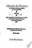 Morales de Plutarco