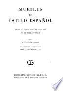 Muebles de estilo español
