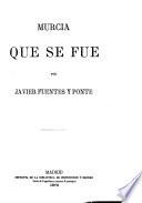 Murcia que se fué