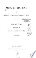 Museo Balear de historia y literatura, ciencias y artes
