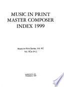 Music in Print Master Composer Index
