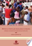 Música popular bailable cubana