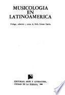Musicología en Latinoamérica
