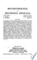 Mycopathologia Et Mycologia Applicata