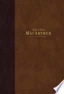 NBLA Biblia de Estudio MacArthur, Leathersoft, Café, Interior a Dos Colores, Con Índice