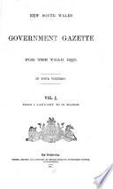 New South Wales Government Gazette