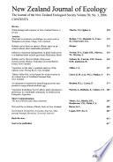 New Zealand Journal of Ecology